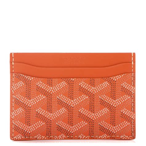 goyard cardholder orange|Goyard card holder price 2023.